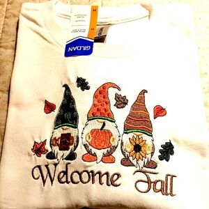 Embroidered Gnome T Shirt